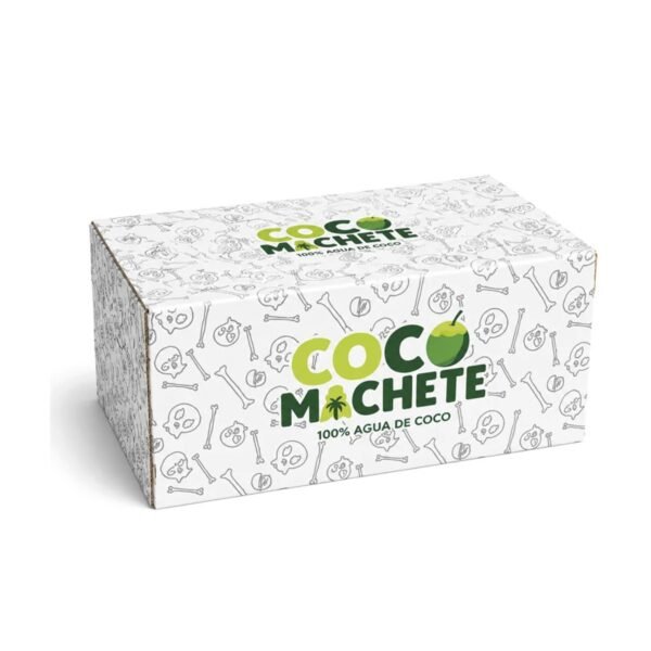 Caja de 24 latas de Coco Machete, agua de coco 100% natural